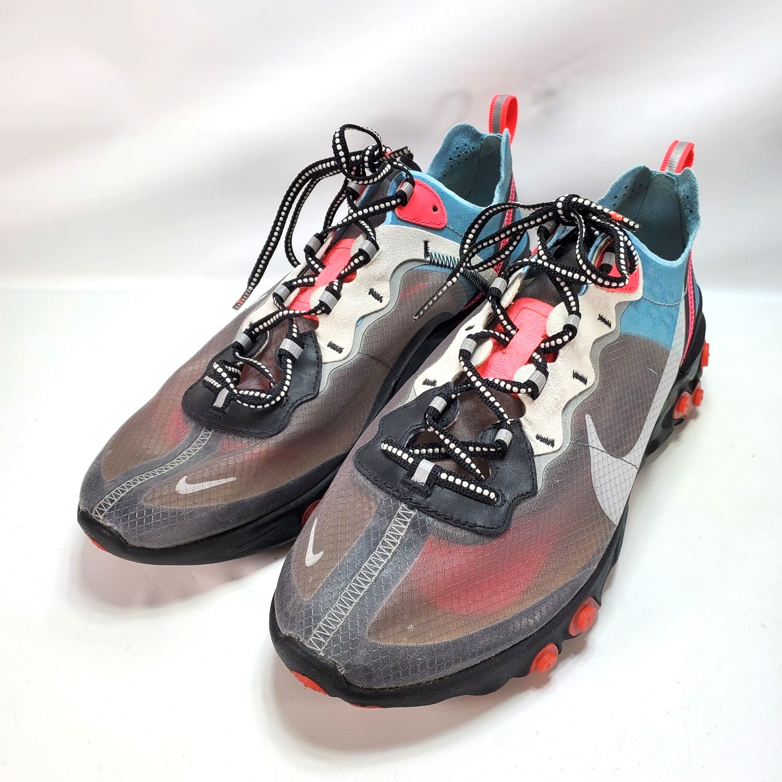 Nike React Element 87 Solar Red Mens Size 10 Sneakers Aq1090-006 4350